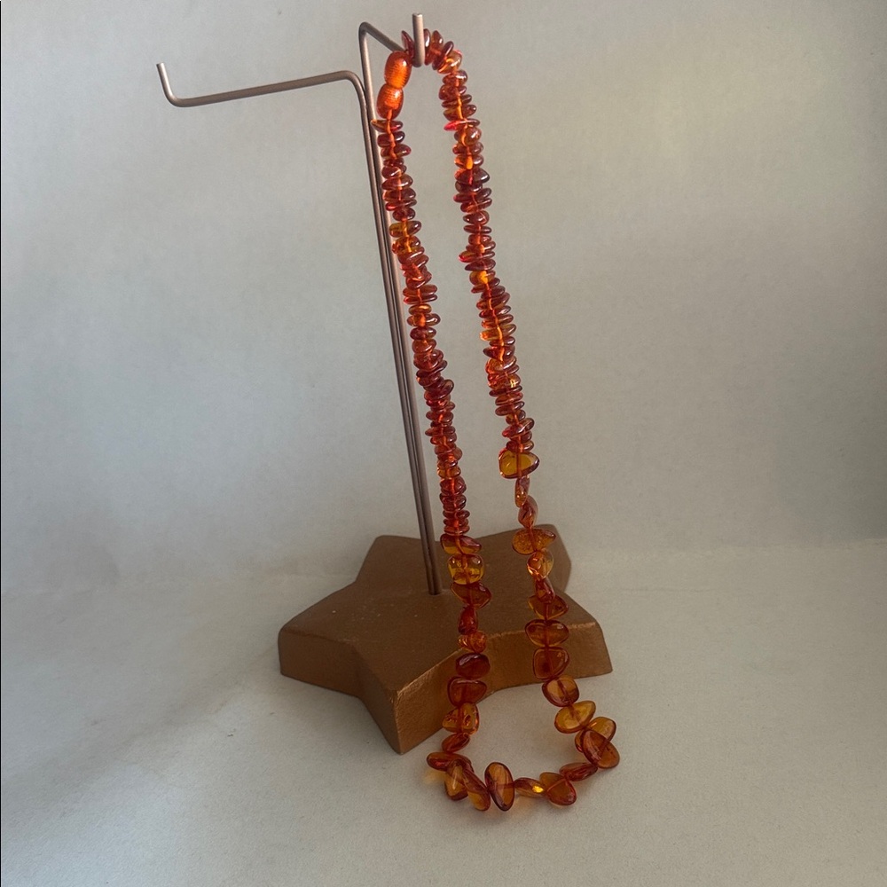 Amber Beaded Necklace